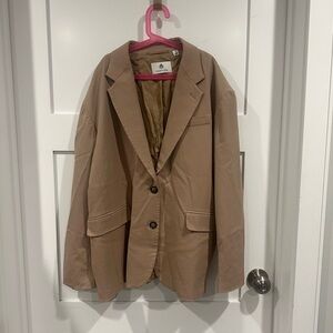 Tan Blazer Jacket